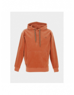 Sweat à capuche duroy orange homme - Deeluxe