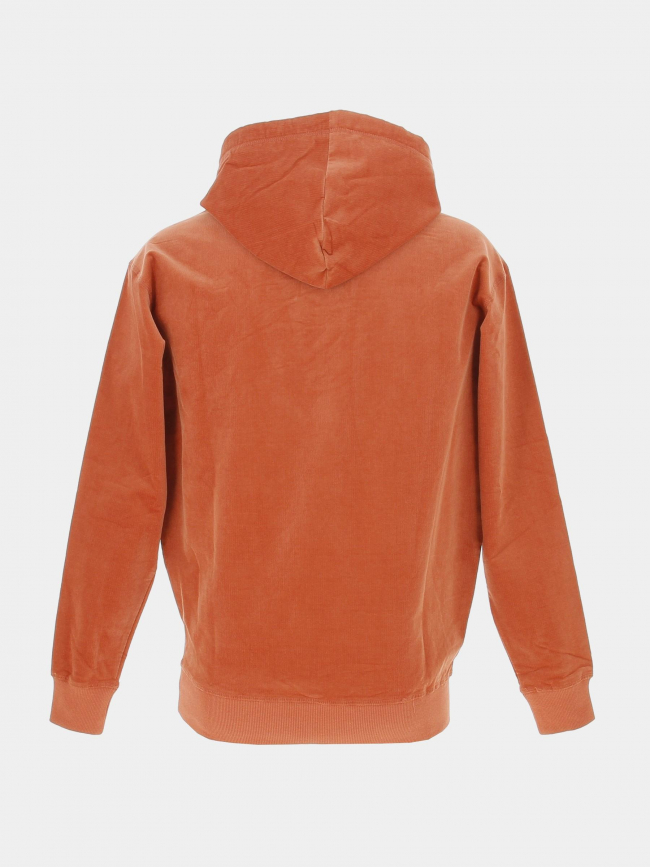 Sweat à capuche duroy orange homme - Deeluxe