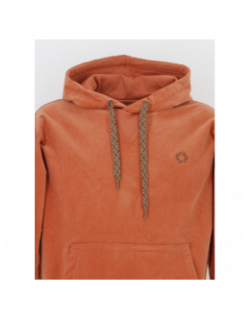 Sweat à capuche duroy orange homme - Deeluxe