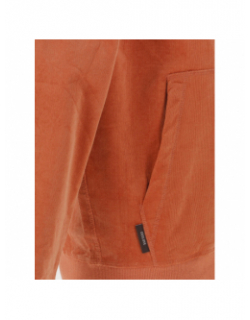 Sweat à capuche duroy orange homme - Deeluxe