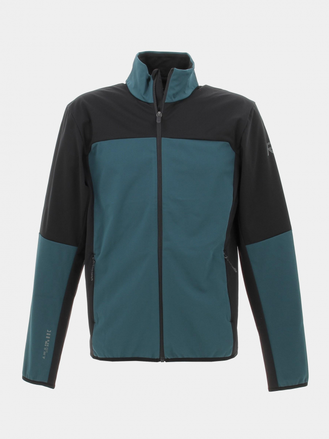 Veste softshell de running vert homme - Rukka