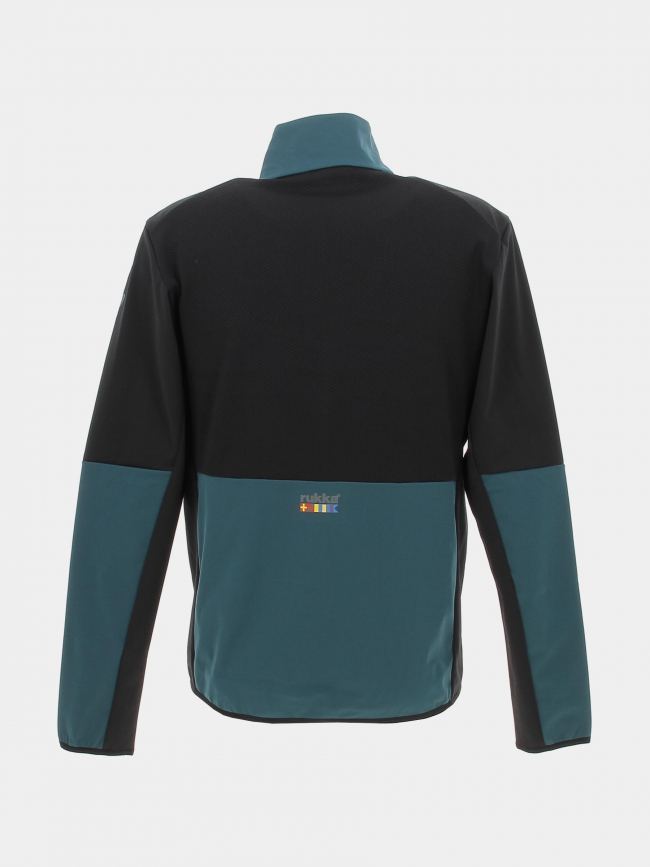 Veste softshell de running vert homme - Rukka