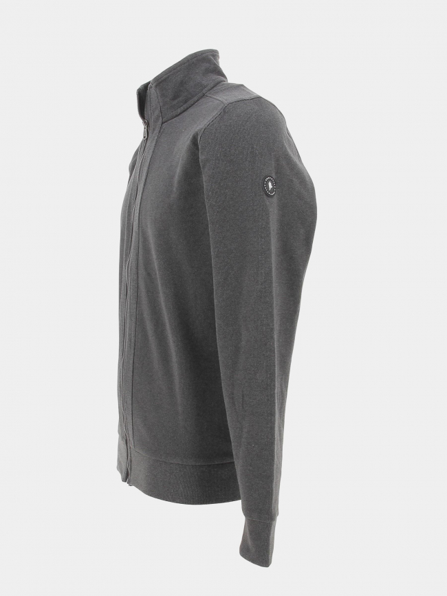 Sweat zippé lyman gris anthracite homme - Sun Valley