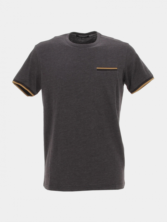 T-shirt avec poche cousue gris anthracite homme - Sun Valley