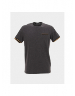 T-shirt avec poche cousue gris anthracite homme - Sun Valley