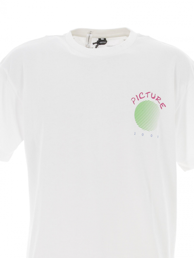T-shirt mountain calling macagua blanc homme - Picture