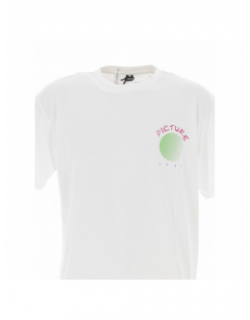 T-shirt mountain calling macagua blanc homme - Picture