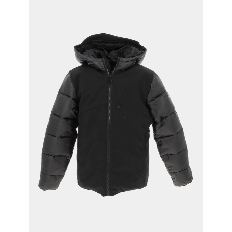 Doudoune à capuche hooded padded noir enfant - Guess