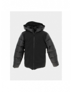 Doudoune à capuche hooded padded noir enfant - Guess