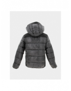 Doudoune à capuche hooded padded noir enfant - Guess