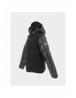 Doudoune à capuche hooded padded noir enfant - Guess