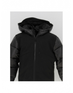 Doudoune à capuche hooded padded noir enfant - Guess