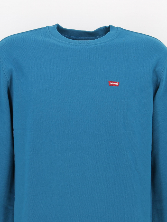 Sweat new original crew turquoise homme - Levi's