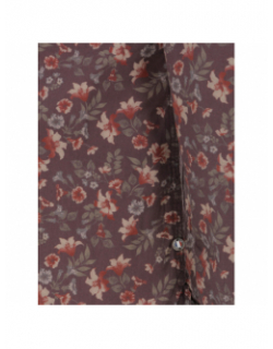 Chemise à fleurs axel bordeaux homme - Teddy Smith