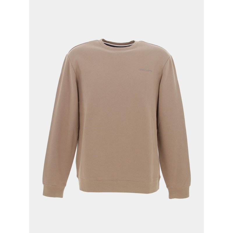 Sweat uni nark marron homme - Teddy Smith