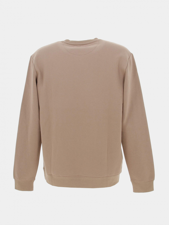 Sweat uni nark marron homme - Teddy Smith