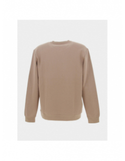 Sweat uni nark marron homme - Teddy Smith