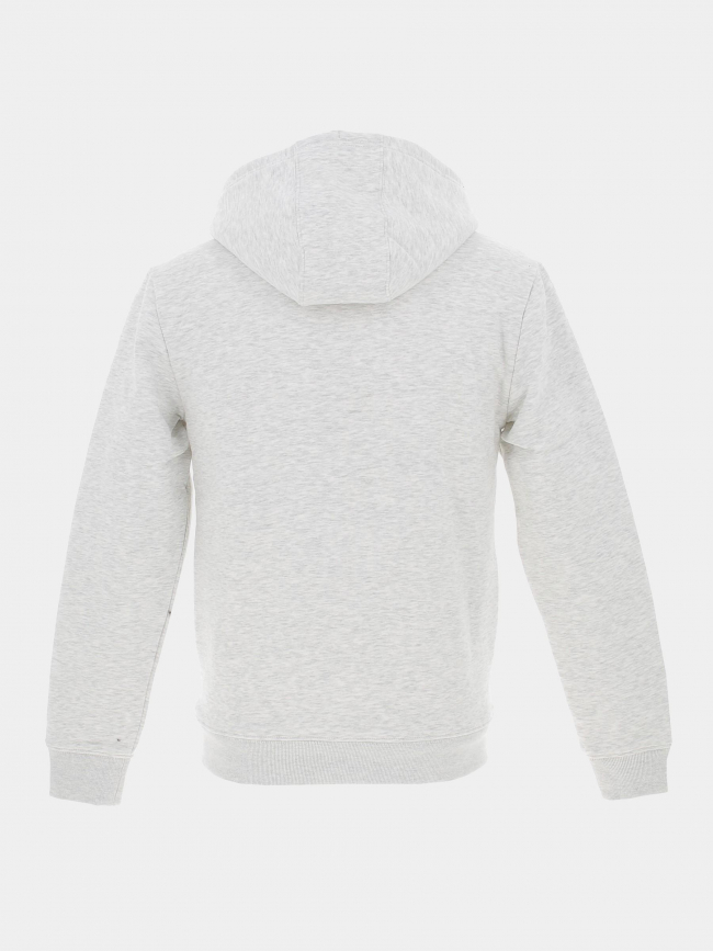 Sweat à capuche zippé sherpa nail gris homme - Teddy Smith