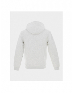 Sweat à capuche zippé sherpa nail gris homme - Teddy Smith