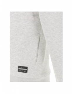 Sweat à capuche zippé sherpa nail gris homme - Teddy Smith