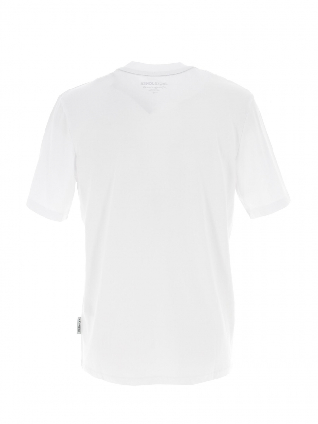 T-shirt manches courtes jordalston blanc homme - Jack & Jones