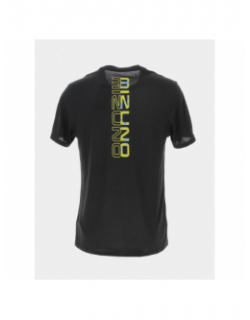 T-shirt core avec imprimé dorsale jaune noir homme - Mizuno