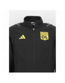 Veste de football olympique lyonnais noir homme - Adidas