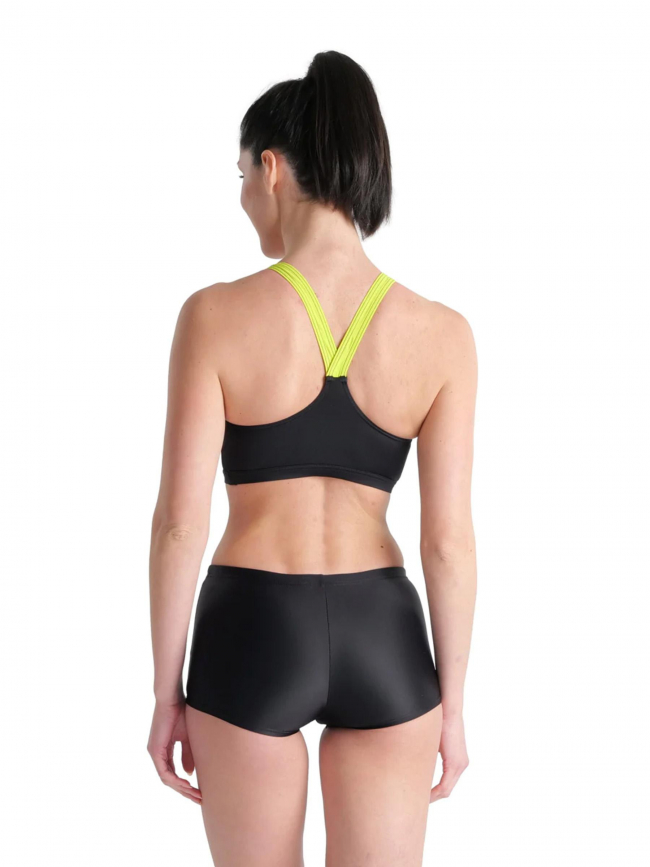 Maillot de bain 2 pièces energy back graphic noir femme - Arena