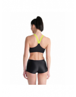 Maillot de bain 2 pièces energy back graphic noir femme - Arena