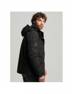 Blouson d'hiver ultimate windcheater logo noir homme - Superdry