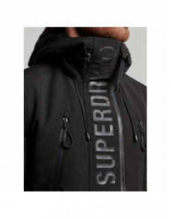 Blouson d'hiver ultimate windcheater logo noir homme - Superdry