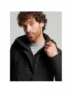 Blouson d'hiver ultimate windcheater logo noir homme - Superdry