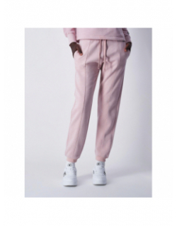 Jogging uni petit logo brodé rose femme - Champion