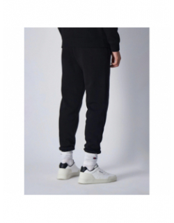 Jogging rib cuff logo brodé noir homme - Champion