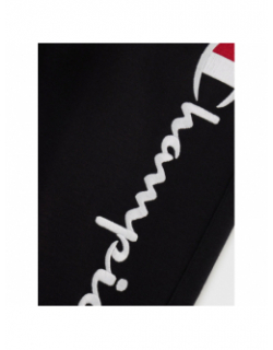 Jogging rib cuff logo brodé noir homme - Champion