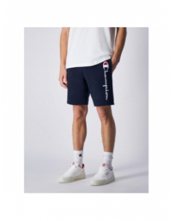 Short jogging logo brodé bleu marine homme - Champion