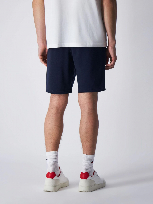 Short jogging logo brodé bleu marine homme - Champion