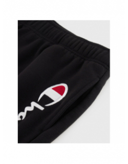 Short jogging logo brodé noir homme - Champion