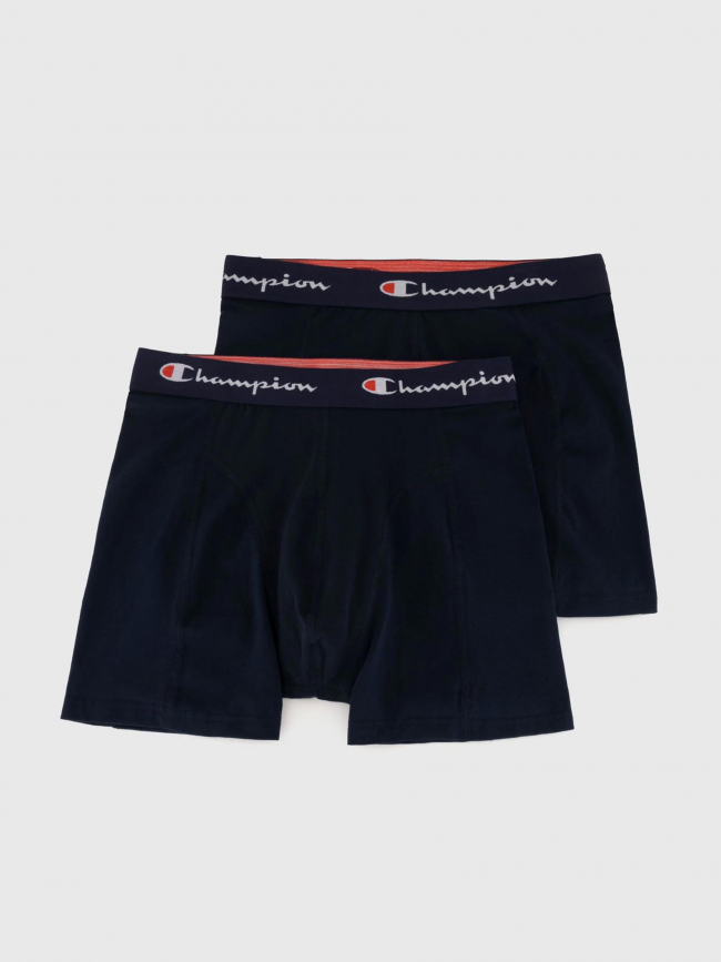 Pack 2 boxers athleticwear bleu marine homme - Champion