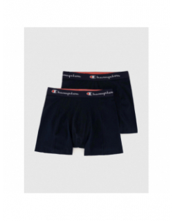 Pack 2 boxers athleticwear bleu marine homme - Champion