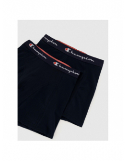 Pack 2 boxers athleticwear bleu marine homme - Champion