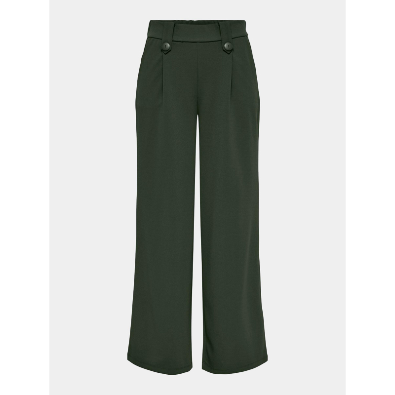 Pantalon sania à boutons vert femme - Only