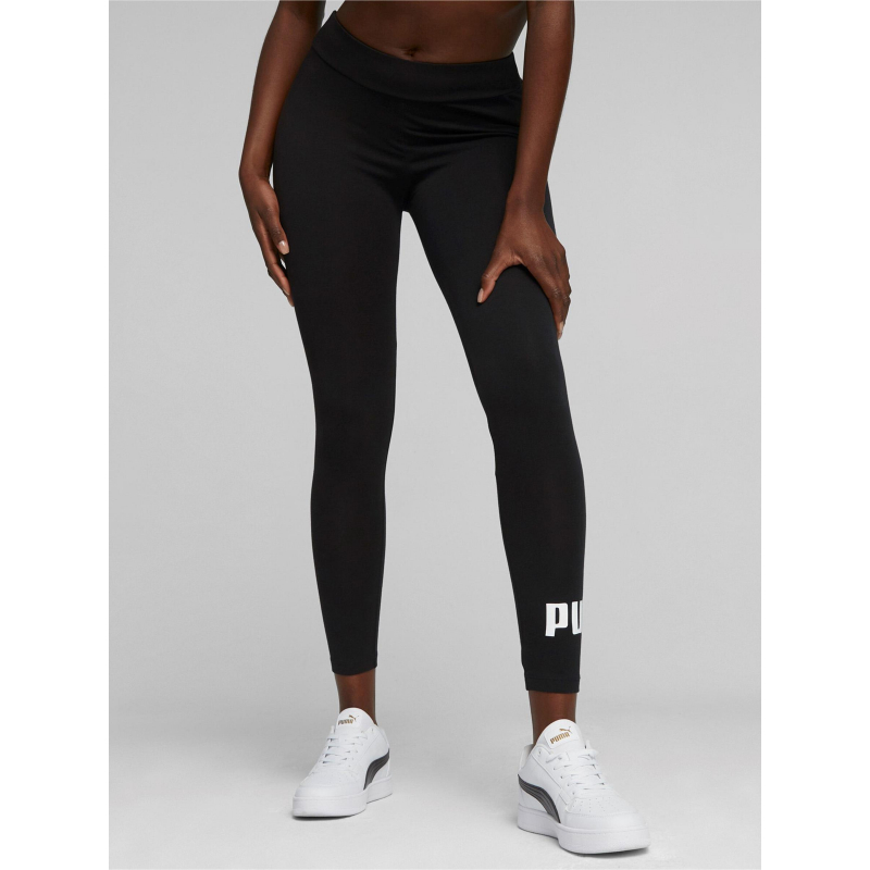 Legging essential logo uni noir femme - Puma