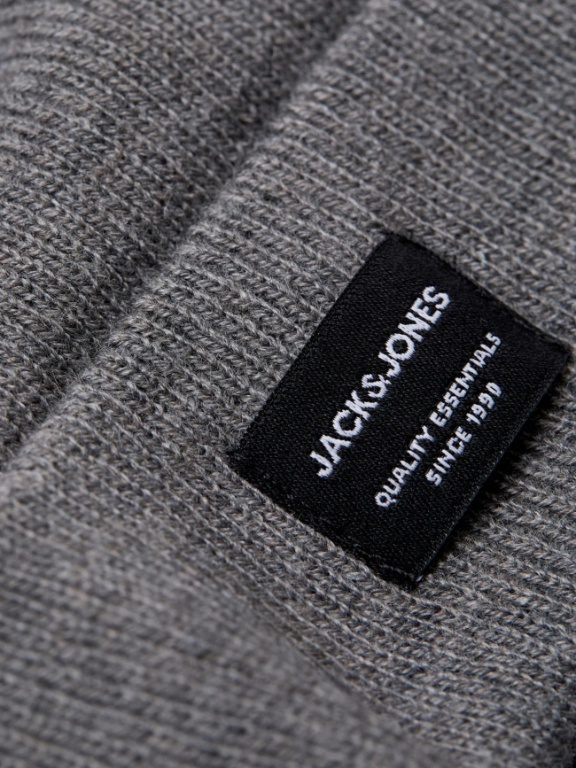 Bonnet beanie gris enfant - Jack & Jones