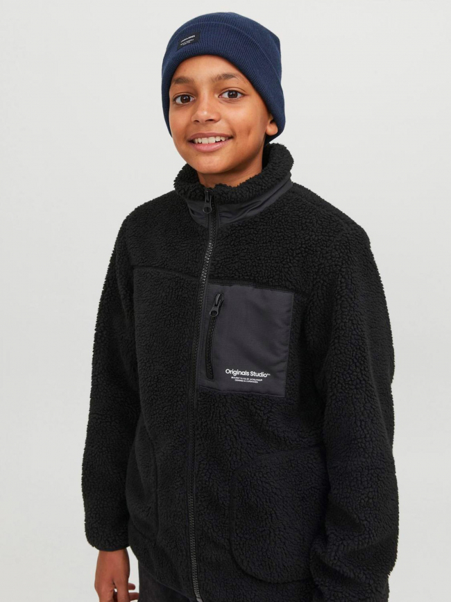 Bonnet beanie bleu marine enfant - Jack & Jones