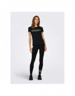 Legging strong doré noir femme - Only