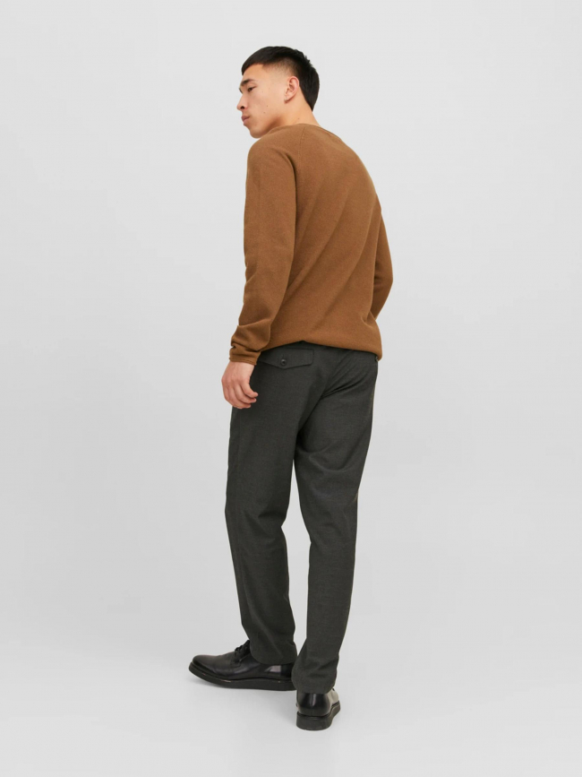 Pantalon chino stollie benji gris homme - Jack & Jones