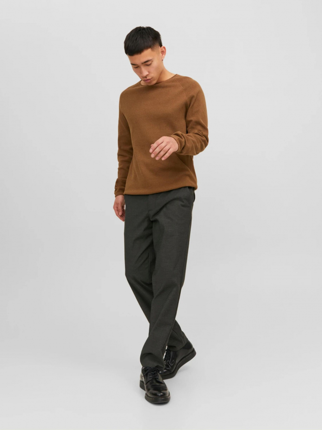 Pantalon chino stollie benji gris homme - Jack & Jones