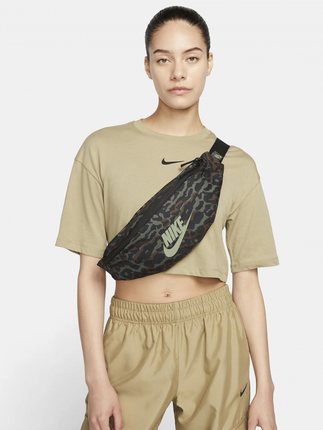 Sacoche banane heritage waistpack imprimé kaki - Nike