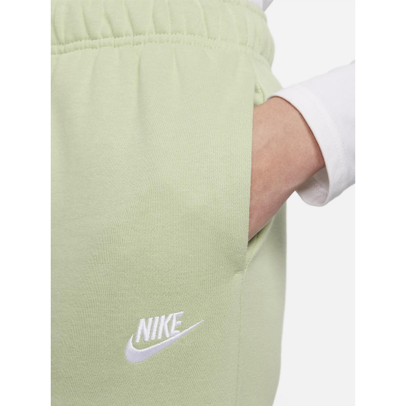 Jogging sportswear club vert clair femme Nike